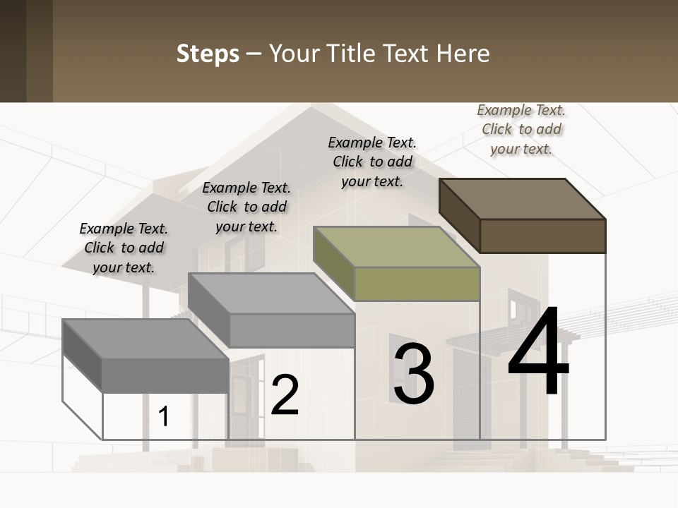 A House Is Shown With A Sign In Front Of It PowerPoint Template