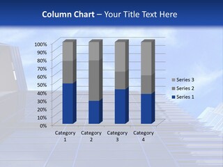 A Picture Of A Building With A Blue Sky In The Background PowerPoint Template