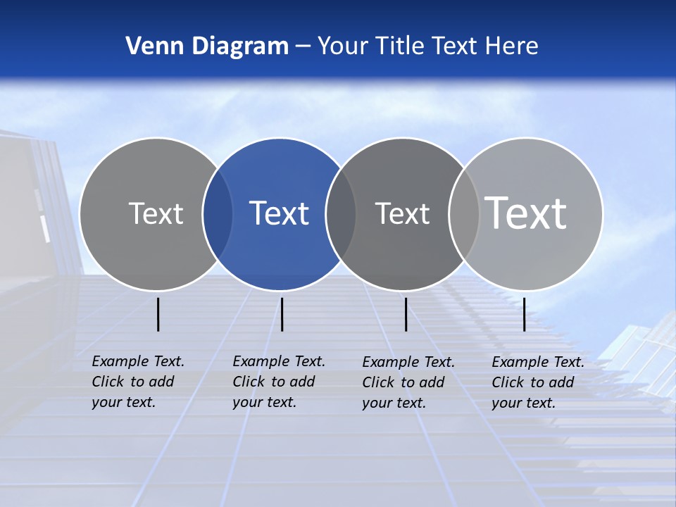 A Picture Of A Building With A Blue Sky In The Background PowerPoint Template