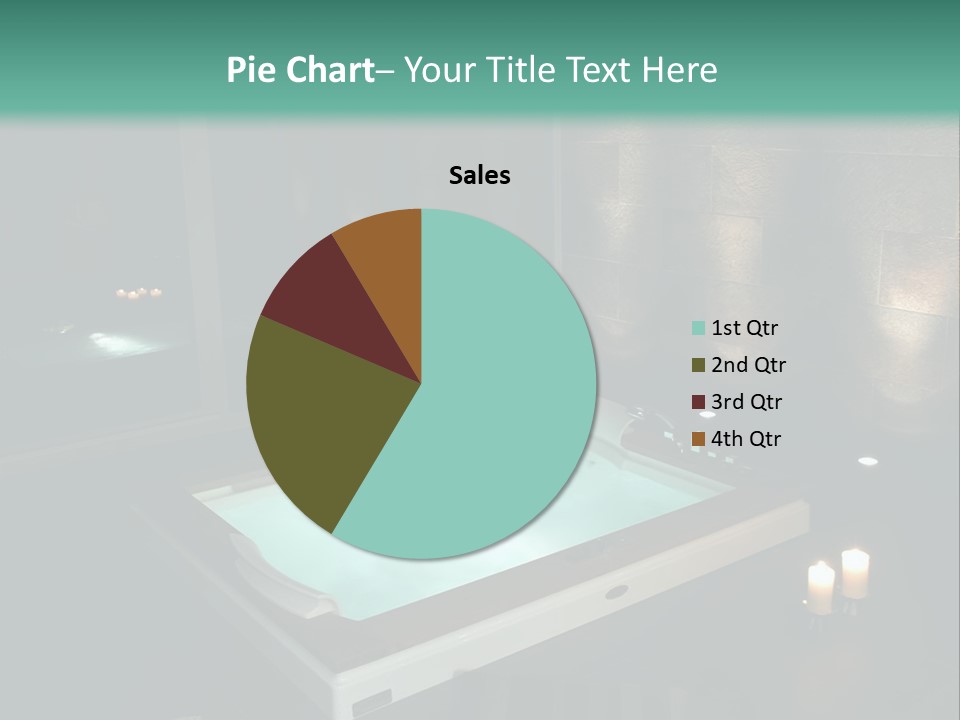 A Spa Room With A Jacuzzi Tub And Two Chairs PowerPoint Template