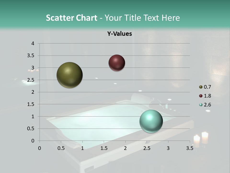 A Spa Room With A Jacuzzi Tub And Two Chairs PowerPoint Template