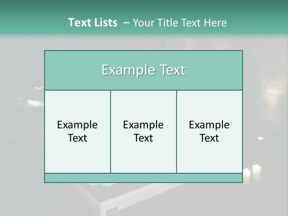A Spa Room With A Jacuzzi Tub And Two Chairs PowerPoint Template