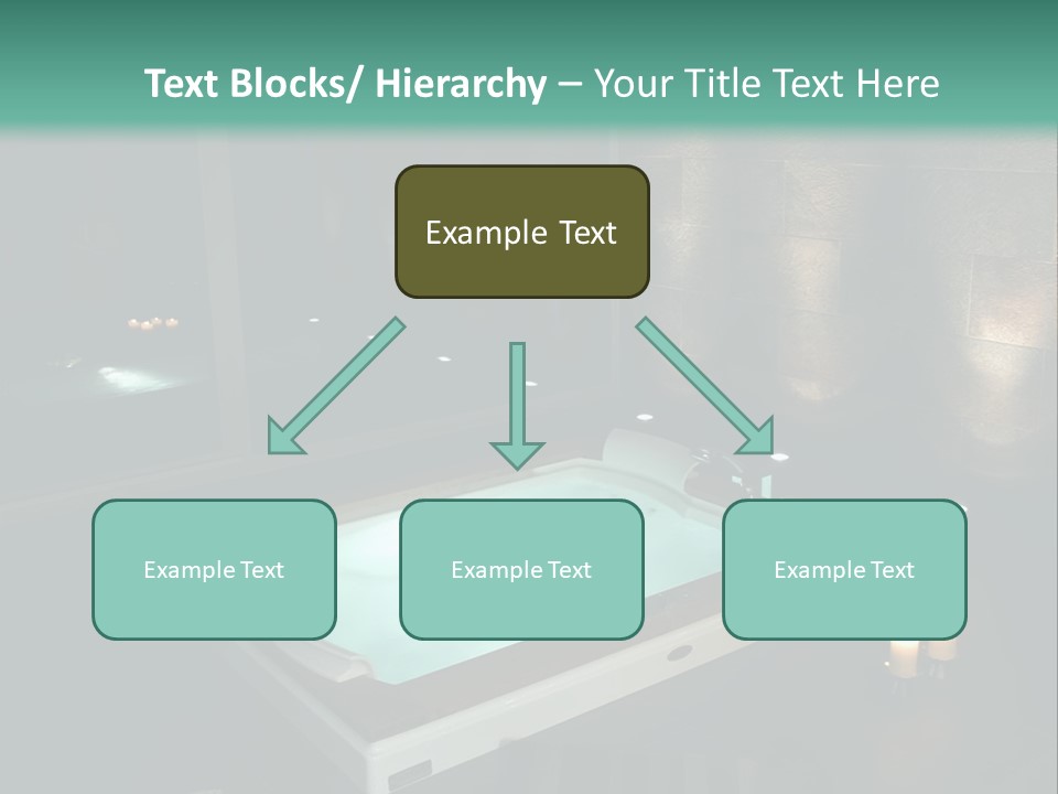 A Spa Room With A Jacuzzi Tub And Two Chairs PowerPoint Template