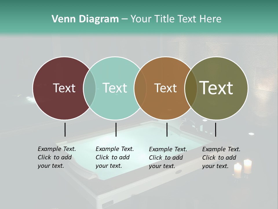 A Spa Room With A Jacuzzi Tub And Two Chairs PowerPoint Template