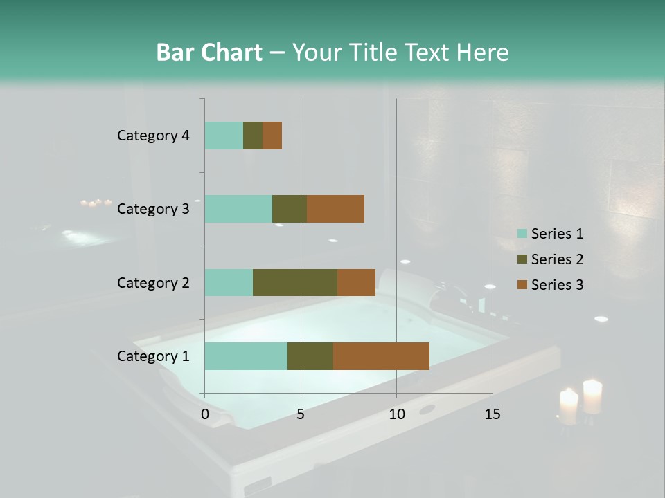 A Spa Room With A Jacuzzi Tub And Two Chairs PowerPoint Template