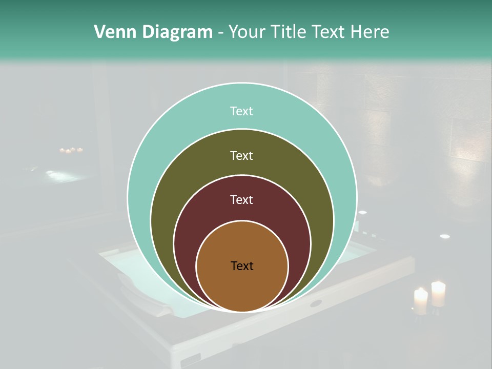 A Spa Room With A Jacuzzi Tub And Two Chairs PowerPoint Template