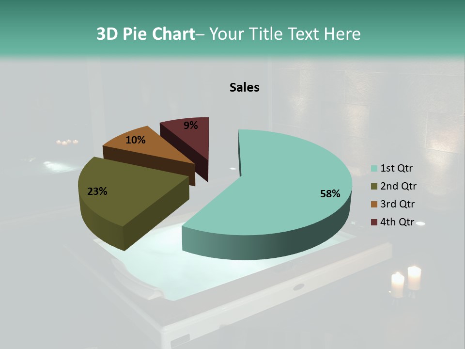 A Spa Room With A Jacuzzi Tub And Two Chairs PowerPoint Template