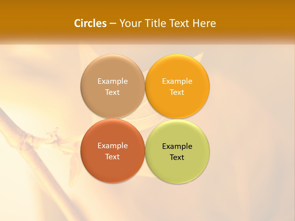 A Yellow Leaf Powerpoint Template Is Shown PowerPoint Template