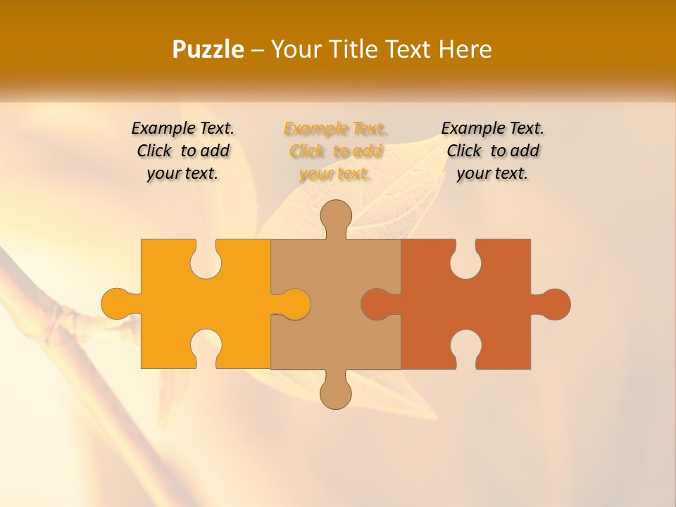 A Yellow Leaf Powerpoint Template Is Shown PowerPoint Template