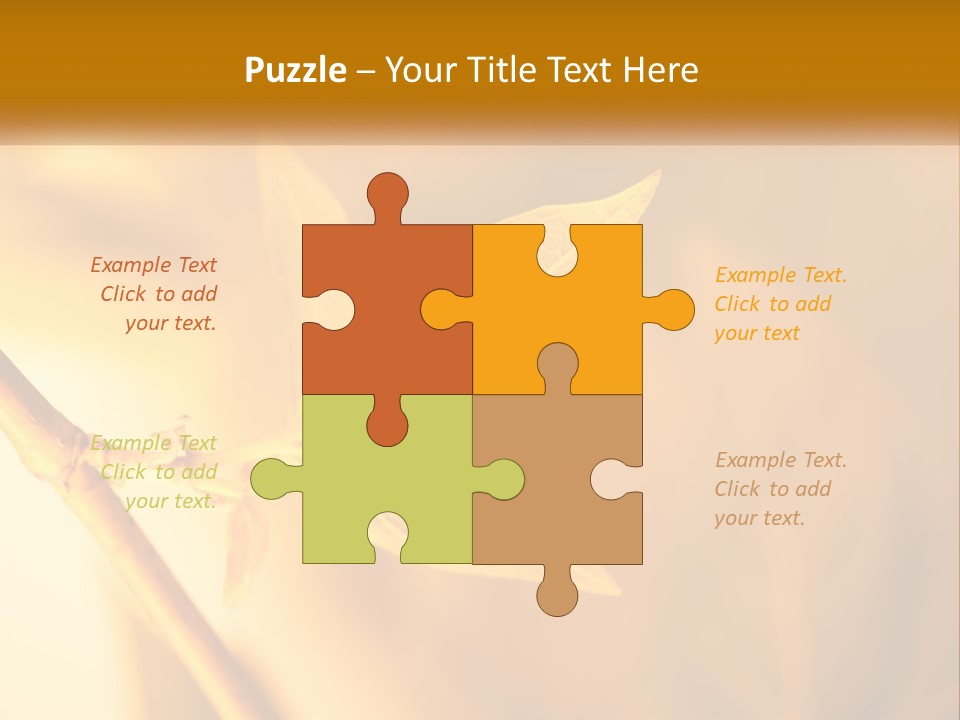 A Yellow Leaf Powerpoint Template Is Shown PowerPoint Template