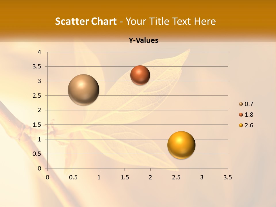 A Yellow Leaf Powerpoint Template Is Shown PowerPoint Template