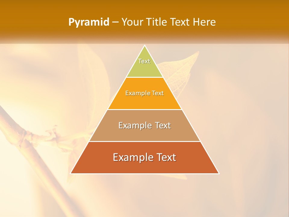A Yellow Leaf Powerpoint Template Is Shown PowerPoint Template