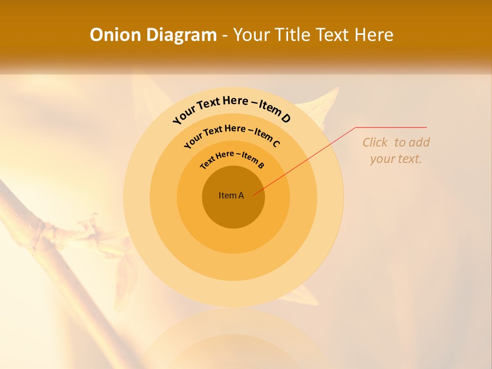 A Yellow Leaf Powerpoint Template Is Shown PowerPoint Template
