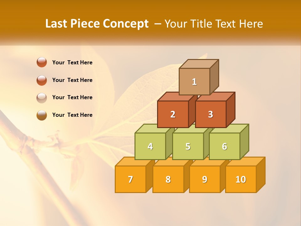 A Yellow Leaf Powerpoint Template Is Shown PowerPoint Template
