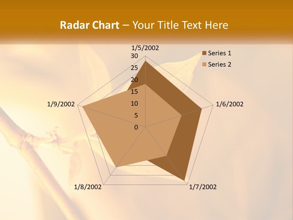 A Yellow Leaf Powerpoint Template Is Shown PowerPoint Template