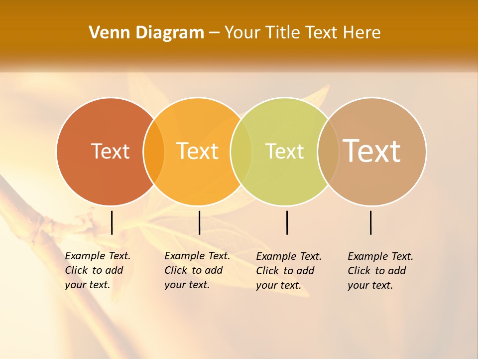 A Yellow Leaf Powerpoint Template Is Shown PowerPoint Template