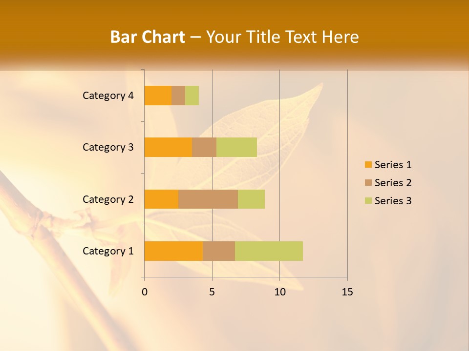A Yellow Leaf Powerpoint Template Is Shown PowerPoint Template