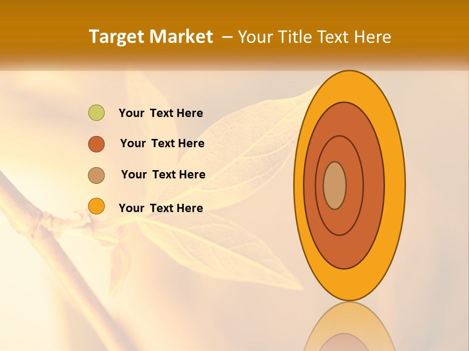 A Yellow Leaf Powerpoint Template Is Shown PowerPoint Template