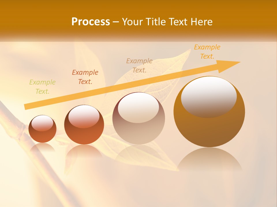 A Yellow Leaf Powerpoint Template Is Shown PowerPoint Template