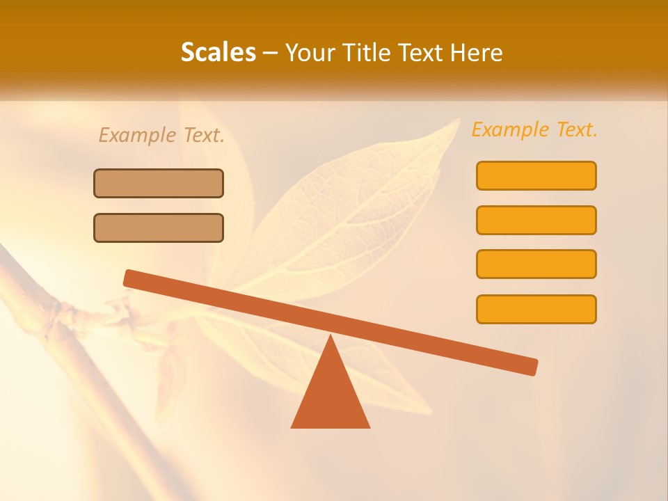 A Yellow Leaf Powerpoint Template Is Shown PowerPoint Template