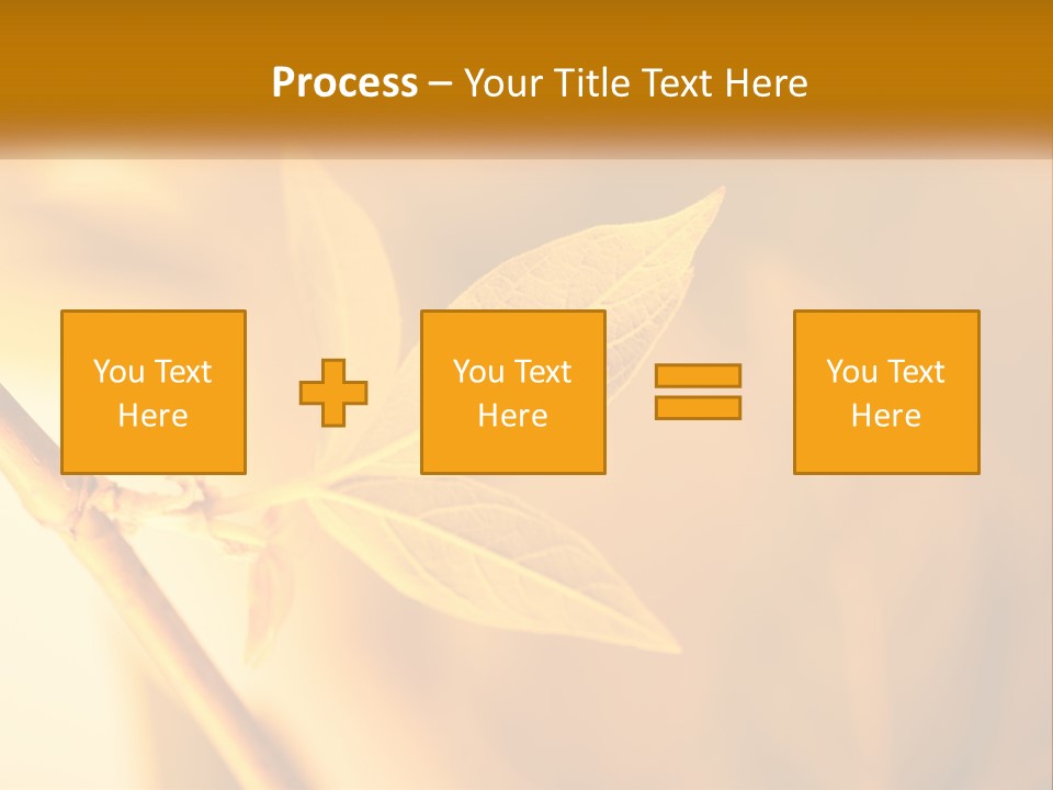 A Yellow Leaf Powerpoint Template Is Shown PowerPoint Template