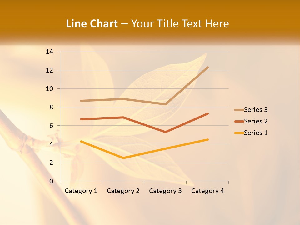 A Yellow Leaf Powerpoint Template Is Shown PowerPoint Template
