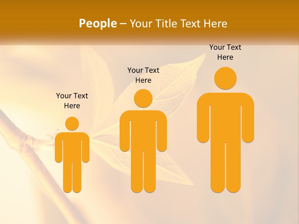 A Yellow Leaf Powerpoint Template Is Shown PowerPoint Template