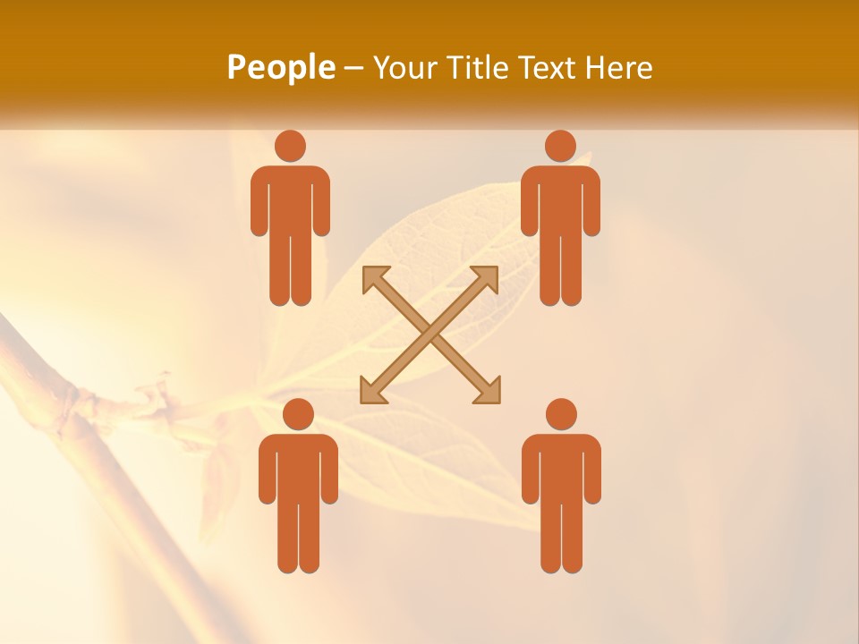 A Yellow Leaf Powerpoint Template Is Shown PowerPoint Template