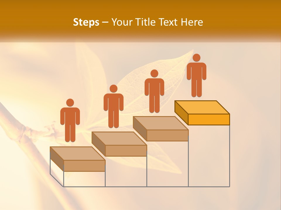 A Yellow Leaf Powerpoint Template Is Shown PowerPoint Template