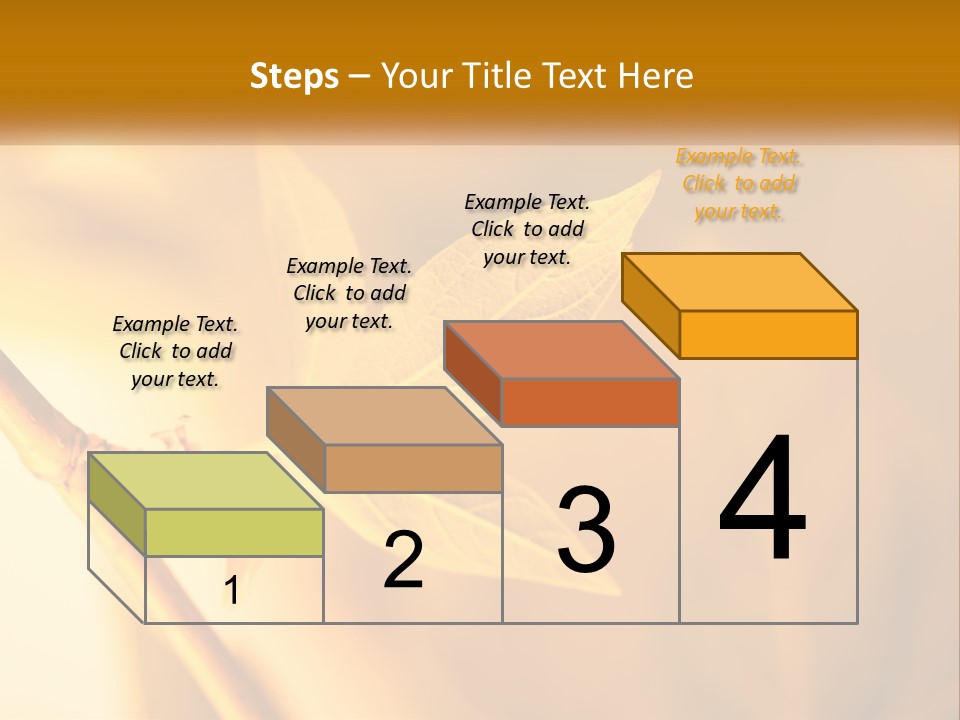 A Yellow Leaf Powerpoint Template Is Shown PowerPoint Template