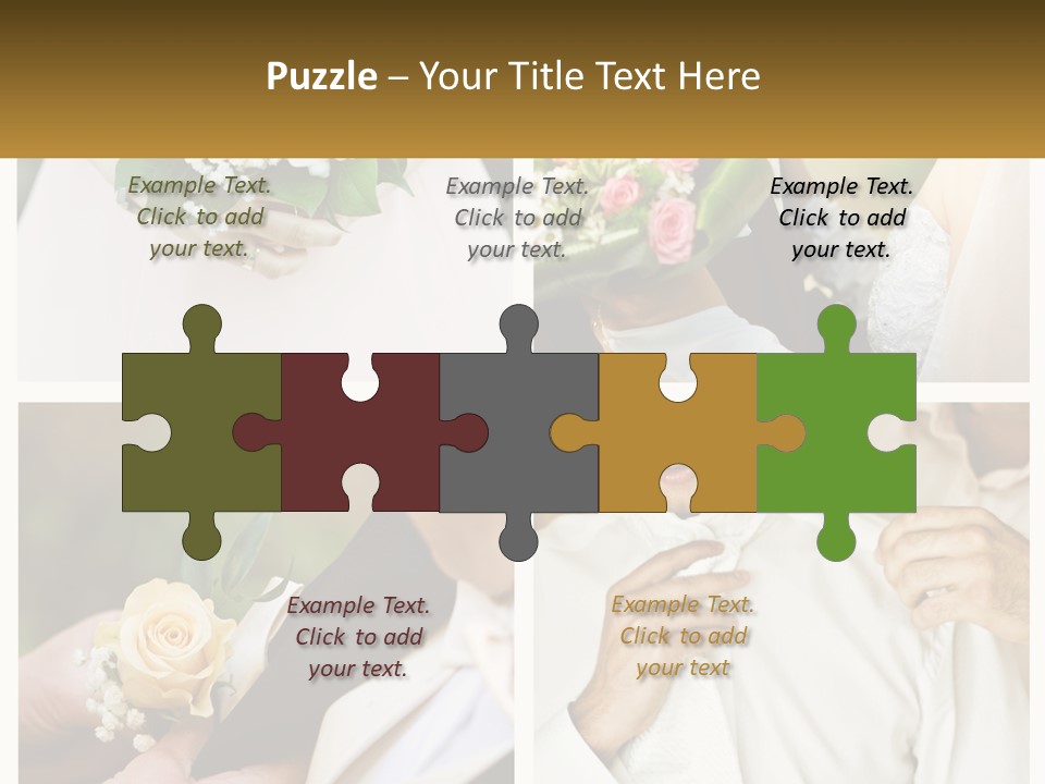 A Collage Of Photos Of A Man And Woman PowerPoint Template