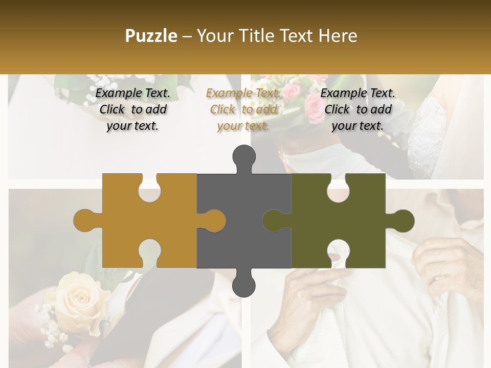 A Collage Of Photos Of A Man And Woman PowerPoint Template