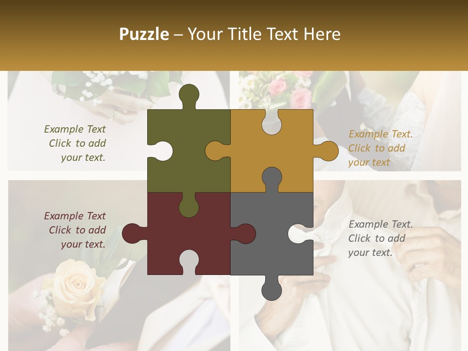 A Collage Of Photos Of A Man And Woman PowerPoint Template