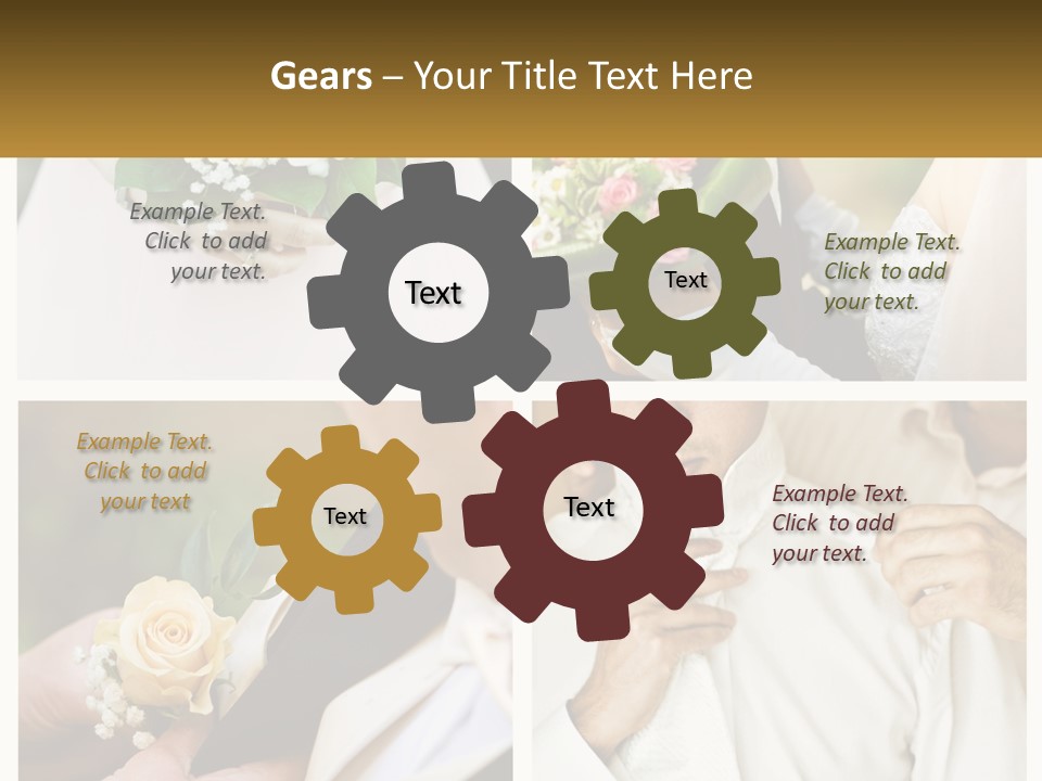 A Collage Of Photos Of A Man And Woman PowerPoint Template