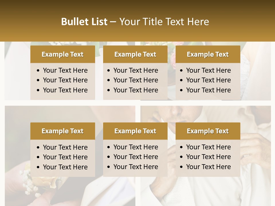 A Collage Of Photos Of A Man And Woman PowerPoint Template