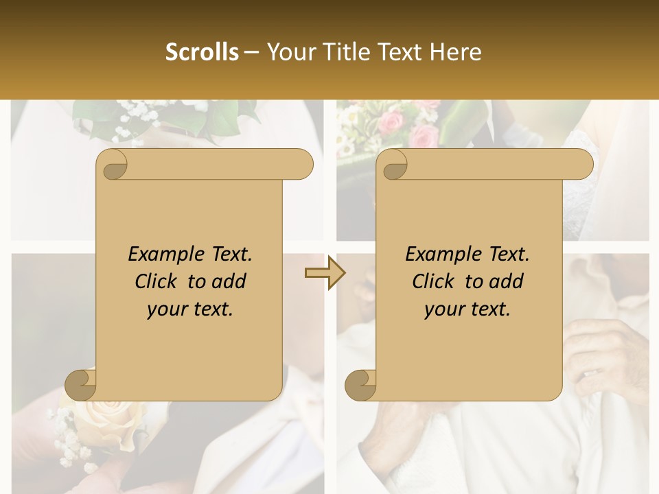 A Collage Of Photos Of A Man And Woman PowerPoint Template
