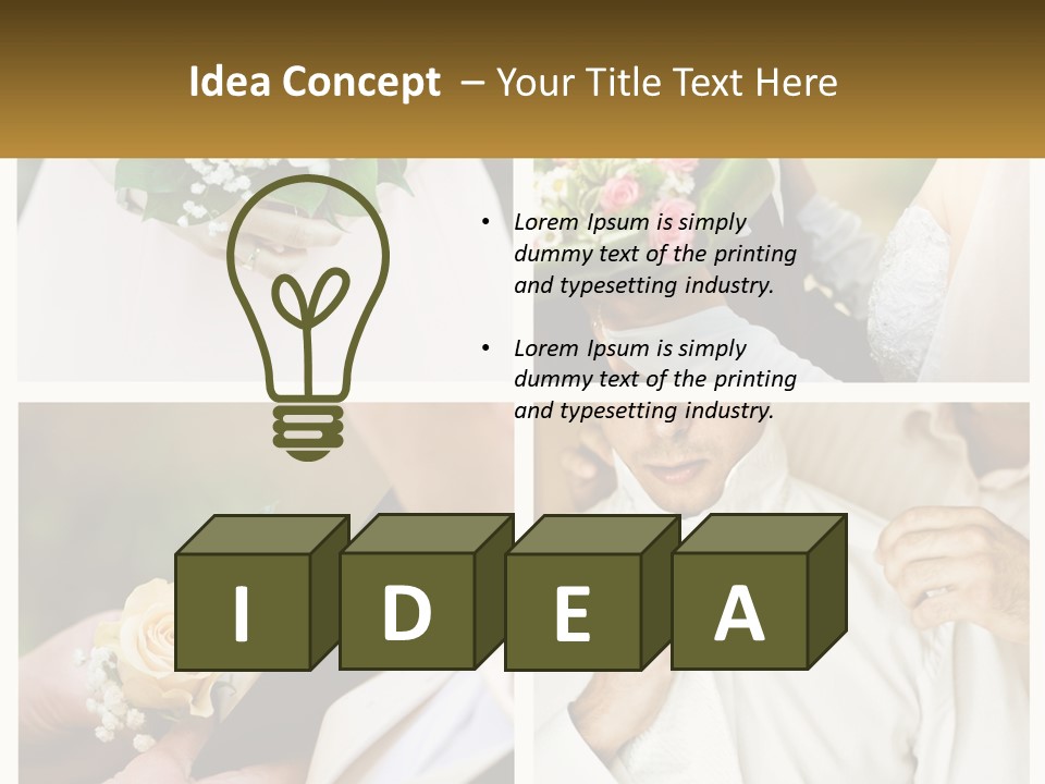 A Collage Of Photos Of A Man And Woman PowerPoint Template