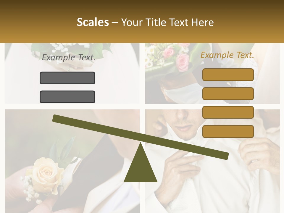 A Collage Of Photos Of A Man And Woman PowerPoint Template