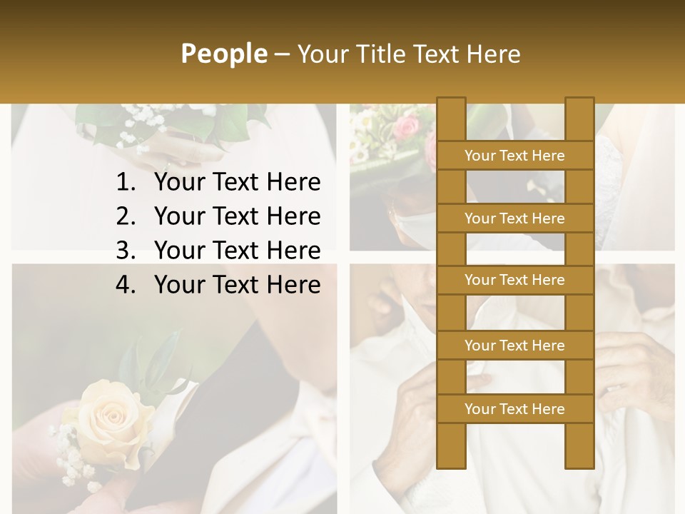 A Collage Of Photos Of A Man And Woman PowerPoint Template