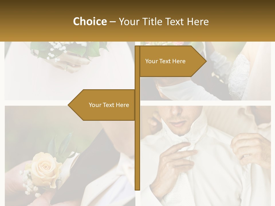 A Collage Of Photos Of A Man And Woman PowerPoint Template