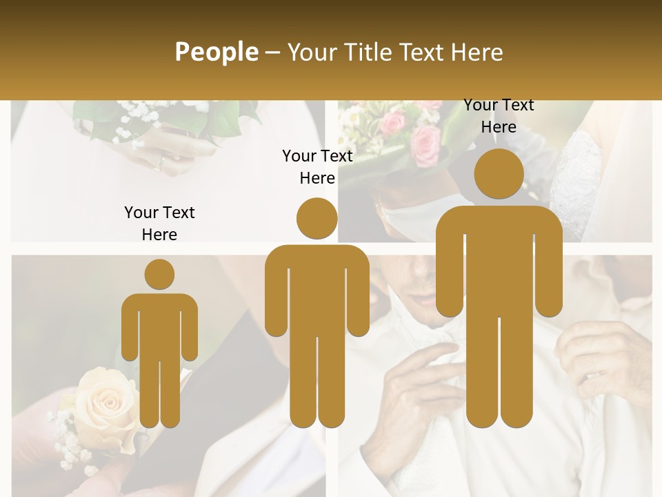 A Collage Of Photos Of A Man And Woman PowerPoint Template