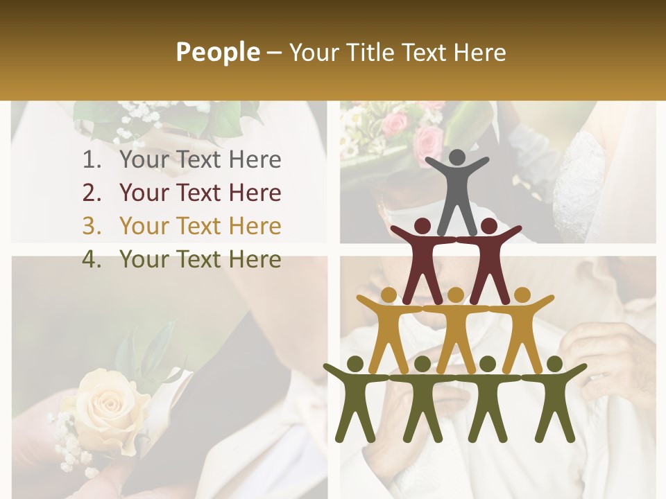 A Collage Of Photos Of A Man And Woman PowerPoint Template