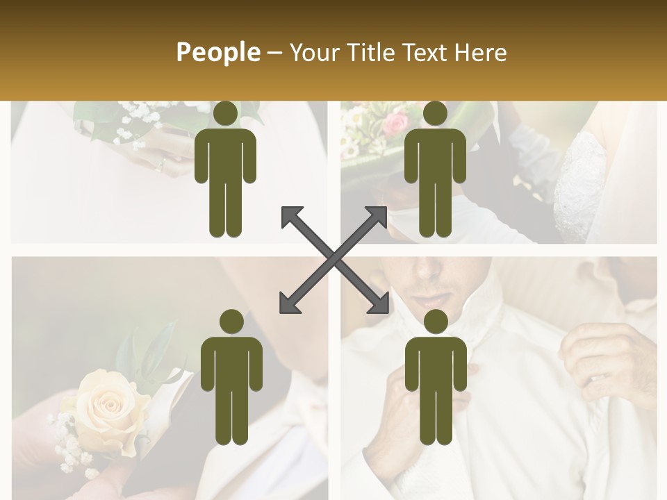 A Collage Of Photos Of A Man And Woman PowerPoint Template