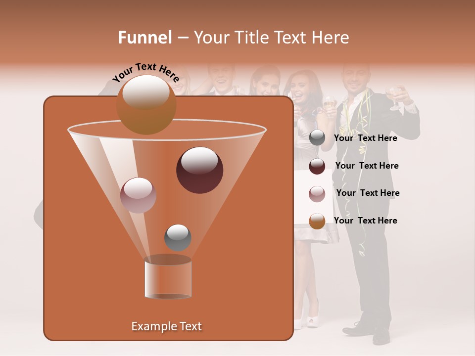 A Group Of People Holding A Large White Sign PowerPoint Template