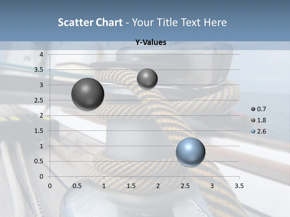 A Boat With A Rope On Top Of It PowerPoint Template