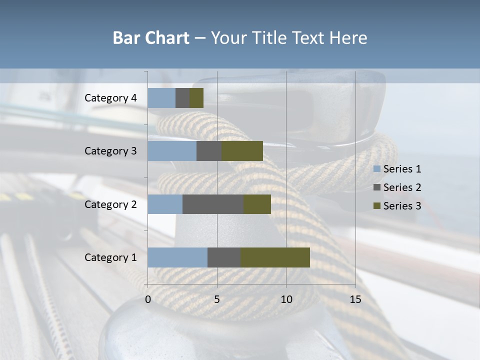 A Boat With A Rope On Top Of It PowerPoint Template