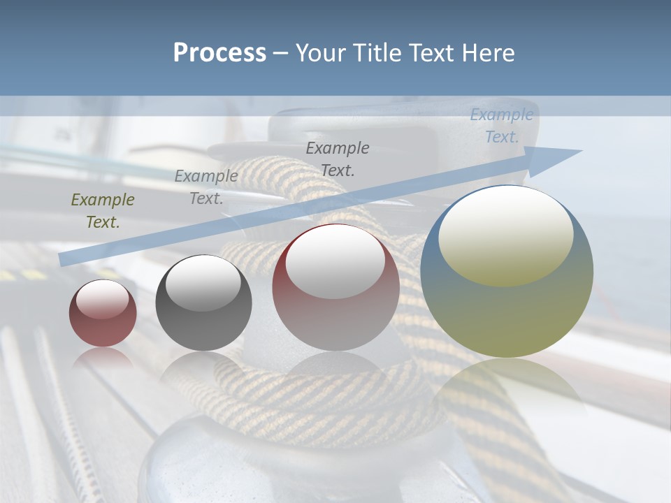 A Boat With A Rope On Top Of It PowerPoint Template