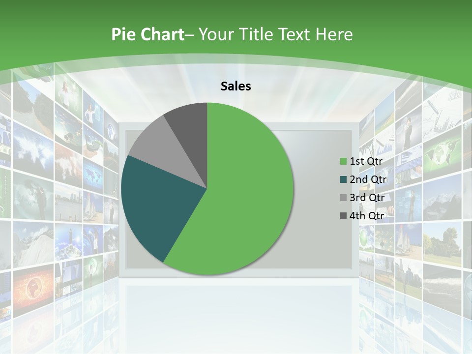 A Room Filled With Lots Of Different Pictures PowerPoint Template