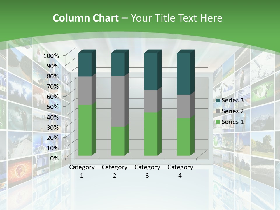 A Room Filled With Lots Of Different Pictures PowerPoint Template