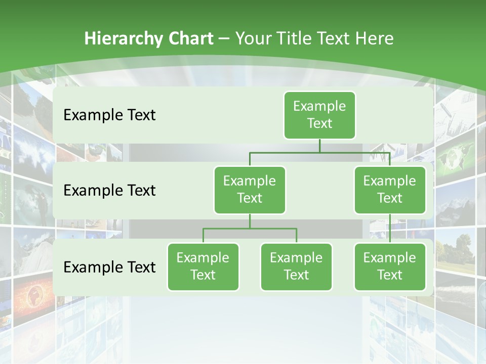 A Room Filled With Lots Of Different Pictures PowerPoint Template